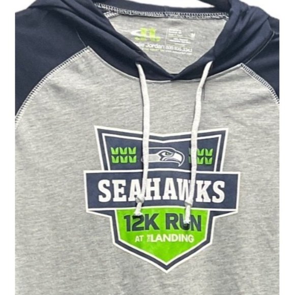 Leslie Jordan Woman’s Med Hoodie Seattle Seahawks At The Landing 12K Run - Picture 4 of 7
